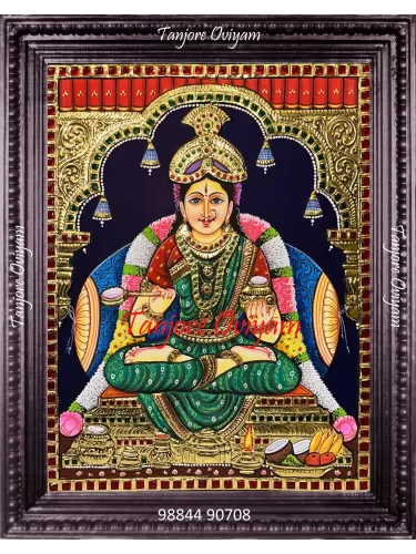 Tanjore Painting Of Annapoorni Devi